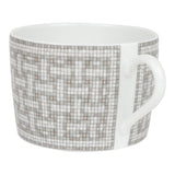 Hermes "Mosaique Au 24" Porcelain Tea Cup and Saucer Set