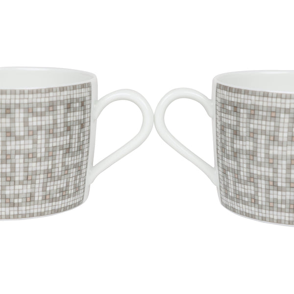 Hermes Classic Mosaique au 24 Platinum Tea cup & Saucer – MAISON de LUXE