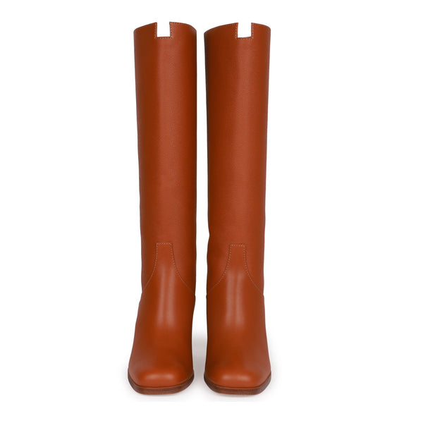 Hermes Foulee 60 Tall Boots Gold Epsom 36.5 – Madison Avenue