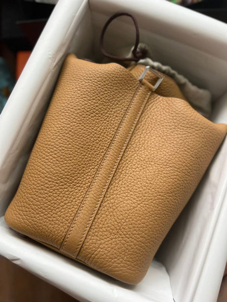 Hermes Picotin Lock 18 in Biscuit Clemence Leather GHW – Brands Lover