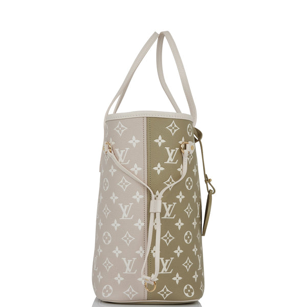 Louis Vuitton Empreinte Spring in The City Neverfull mm Black White Pink