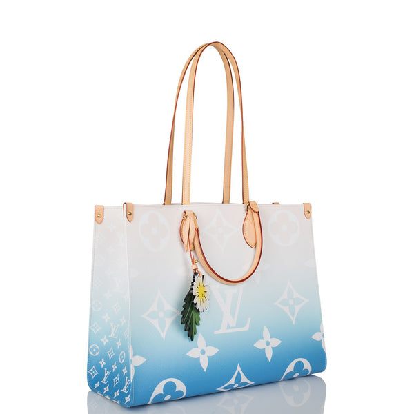 Onthego tote Louis Vuitton Blue in Plastic - 35943576