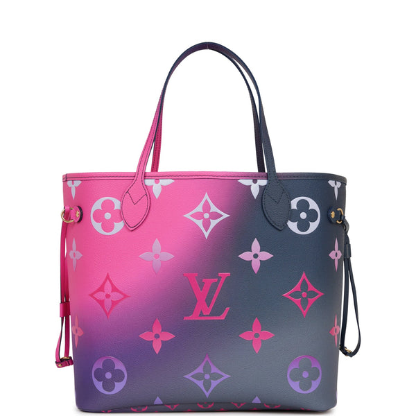 Pre-owned Louis Vuitton Spring In The City Neverfull Bag In 粉色