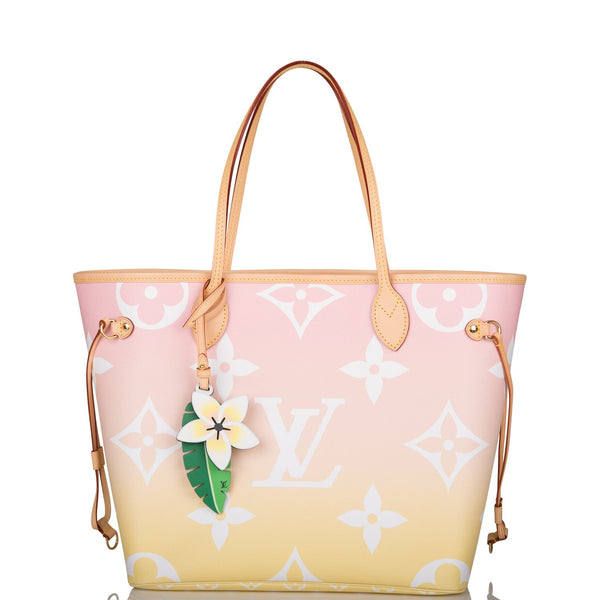Louis Vuitton Pink Yellow Monogram By the Pool Neverfull MM Tote Bag  Leather ref.298096 - Joli Closet