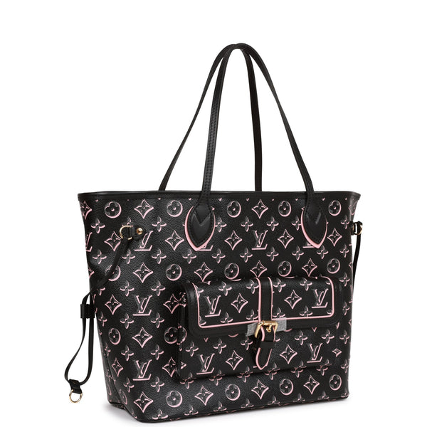 Louis Vuitton Monogram Fall for You Neverfull mm Beige Clair