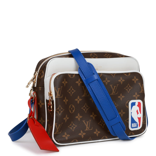 Louis Vuitton 2020 LV x NBA White Monogram Nil Messenger Bag