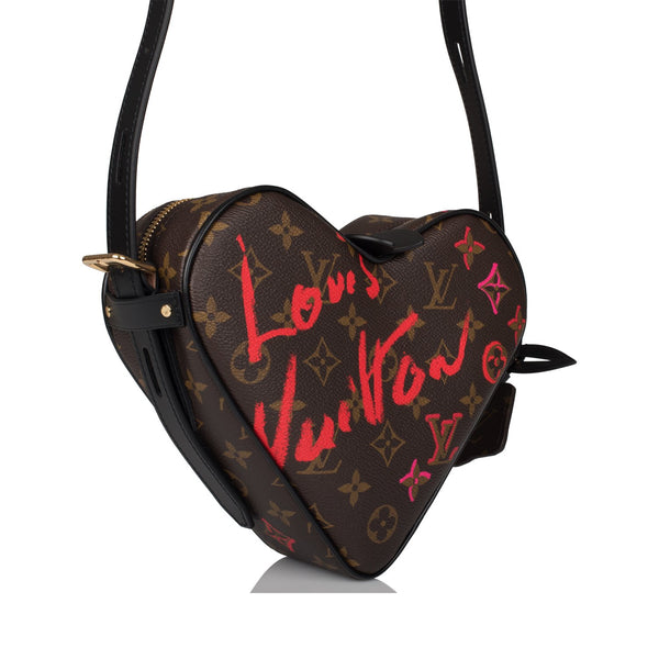 Louis Vuitton Heart Onthego MM Fall in Love Monogram tote bag LV handbag  OTG