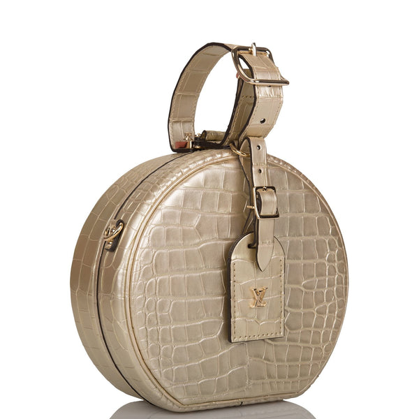 Petite Boite Chapeau Crocodilien Mat - Women - Handbags