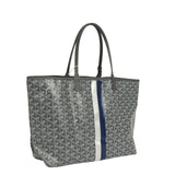 Goyard Goyardine Canvas Grey Hand-Painted Saint Louis PM Tote Palladium Hardware - Thumbnail View 2