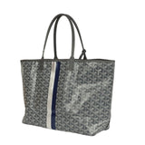 Goyard Goyardine Canvas Grey Hand-Painted Saint Louis PM Tote Palladium Hardware - Thumbnail View 3