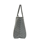 Goyard Goyardine Canvas Grey Hand-Painted Saint Louis PM Tote Palladium Hardware - Thumbnail View 4