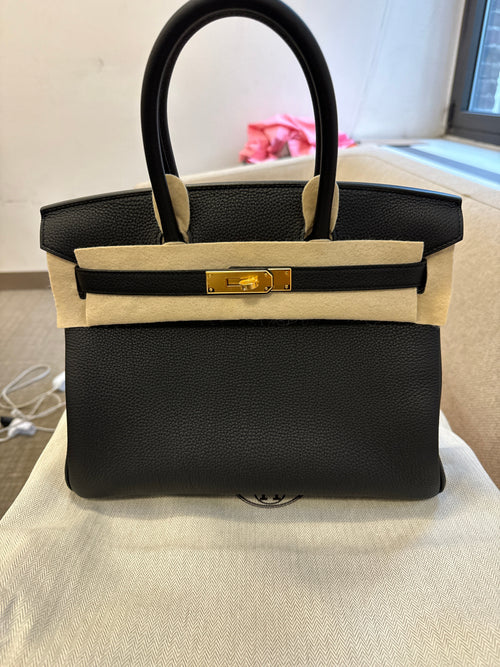 Hermes Birkin 30cm Black Togo GHW