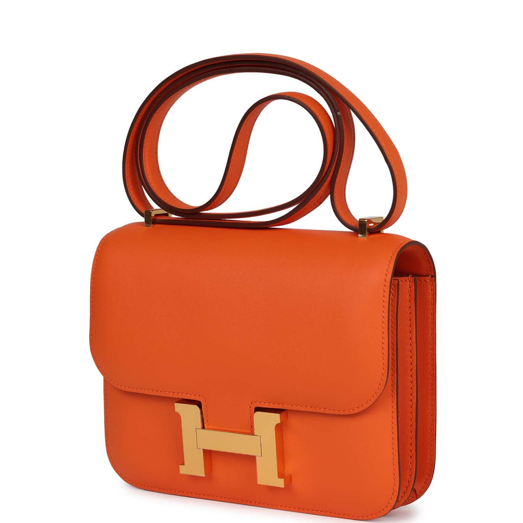 Hermes sling bag orange Clearance