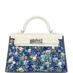 Bag Bestie x LeBag Paris Blue Ocean Treasure Swarovski Crystal Cover