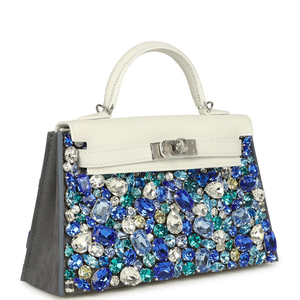 Bag Bestie x LeBag Paris Blue Ocean Treasure Swarovski Crystal Cover