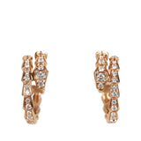 Bvlgari Serpenti Viper Earrings 18K Rose Gold Hardware & Diamonds - Thumbnail View 1