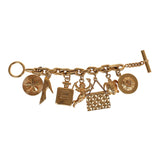 Vintage Chanel Lucky Charms Bracelet Gold Hardware