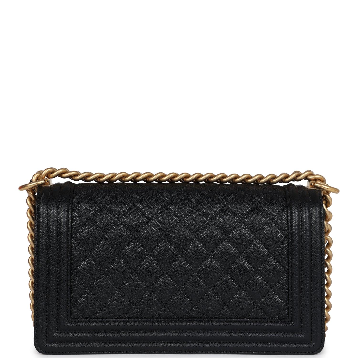 BOY BAG MEDIUM 25 CLOUD BLUE CAVIAR GOLD HARDWARE