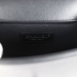 Chanel Small Boy Bag Black Lambskin Ruthenium Hardware