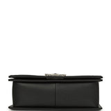 Chanel Medium Boy Bag Black Caviar Aged Ruthenium Hardware