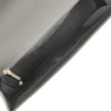 Chanel Medium Boy Bag Black Patent Antique Gold Hardware