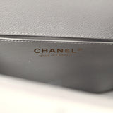 Chanel Small Boy Messenger Bag Dark Grey Shiny Caviar Antique Gold Hardware - Thumbnail View 9
