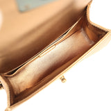 Pre-owned Chanel Small Boy Bag Metallic Gold Python Antique Gold Hardware - Thumbnail View 8