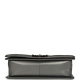 Pre-owned Chanel Medium Boy Bag Silver Python Ruthenium Hardware - Thumbnail View 6