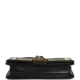 Pre-owned Chanel Medium "Paris-Versailles" Boy Bag Black, Gold, White Lambskin Antique Gold Hardware - Thumbnail View 6