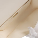 Pre-owned Chanel Medium Boy Bag Ivory Python Antique Gold Hardware - Thumbnail View 9