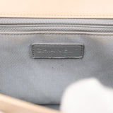 Pre-owned Chanel Medium "Wild Stitch" Boy Bag Beige Aged Calfskin Aged Ruthenium Hardware - Thumbnail View 8