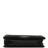 Pre-owned Chanel Medium Boy Bag Black Caviar Ruthenium Hardware - Thumbnail View 6