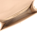 Pre-owned Chanel Medium Boy Bag Dark Beige Shiny Caviar Light Gold Hardware - Thumbnail View 8