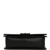 Pre-owned Chanel Medium Iridescent Chevron Boy Bag Black, Multicolored Calfskin Black Hardware - Thumbnail View 6