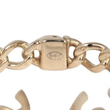 Chanel Chain CC Cuff Bracelet Light Gold - Thumbnail View 5