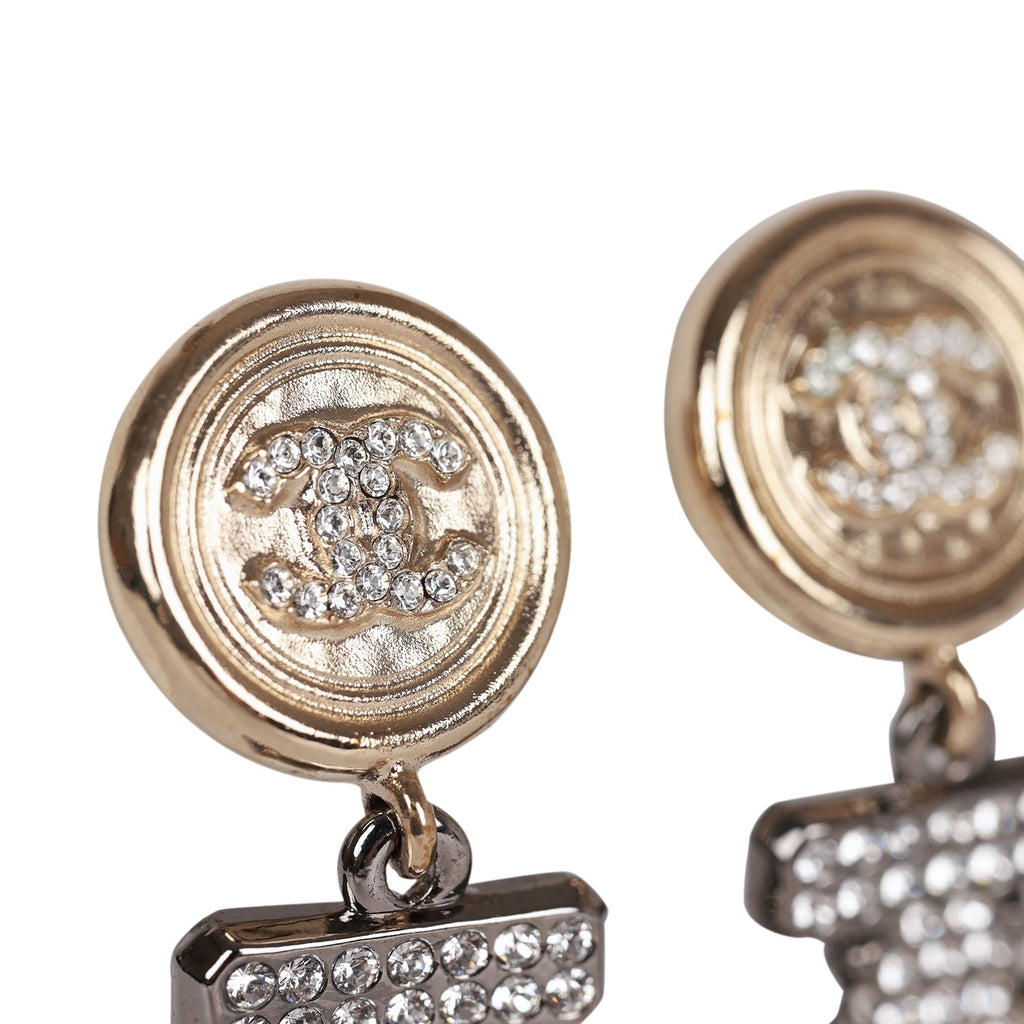 Chanel Crystal Embellished No. 5 Bottle Earrings – Madison Avenue