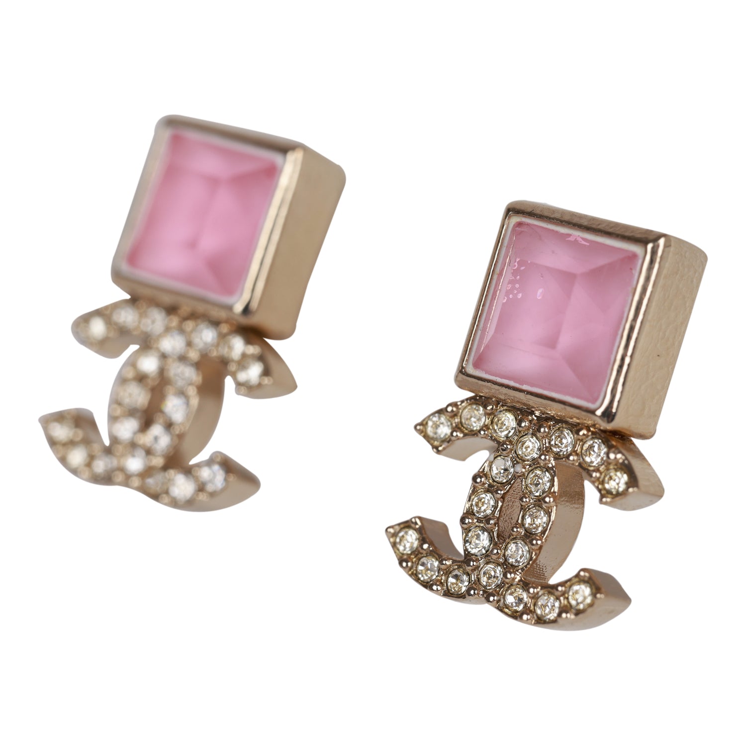 CC PINK GOLD EARRINGS main image 1
