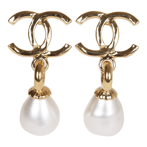 chanel earrings pearl price