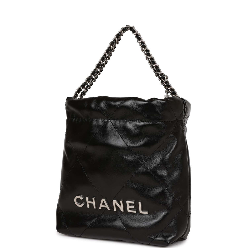 CHANEL, Bags, Chanel 22 Mini Handbag Black 23s