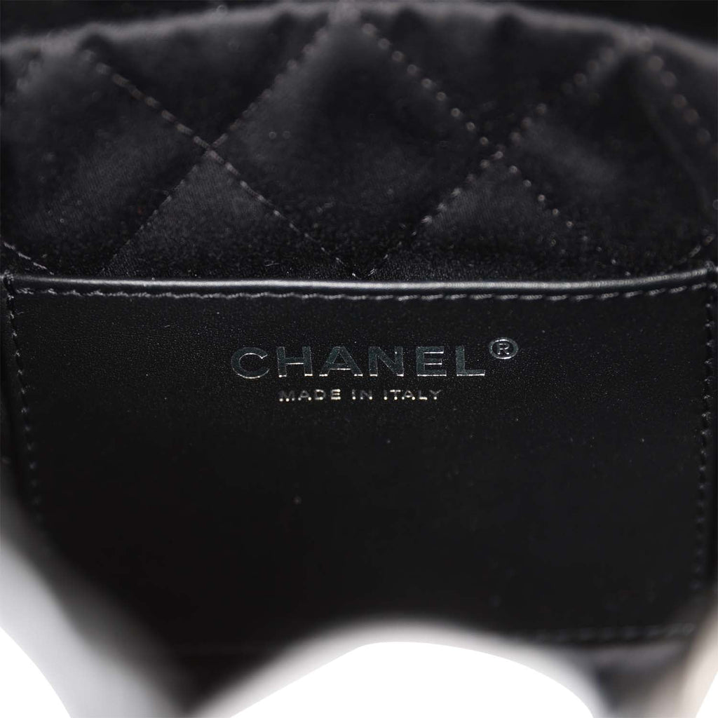 Chanel Mini 22 Bag Black Calfskin Silver Hardware – Madison