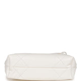 Chanel Mini 22 Bag White Calfskin Gold Hardware