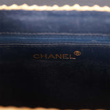 Bag Chanel Blue in Wicker - 18095654