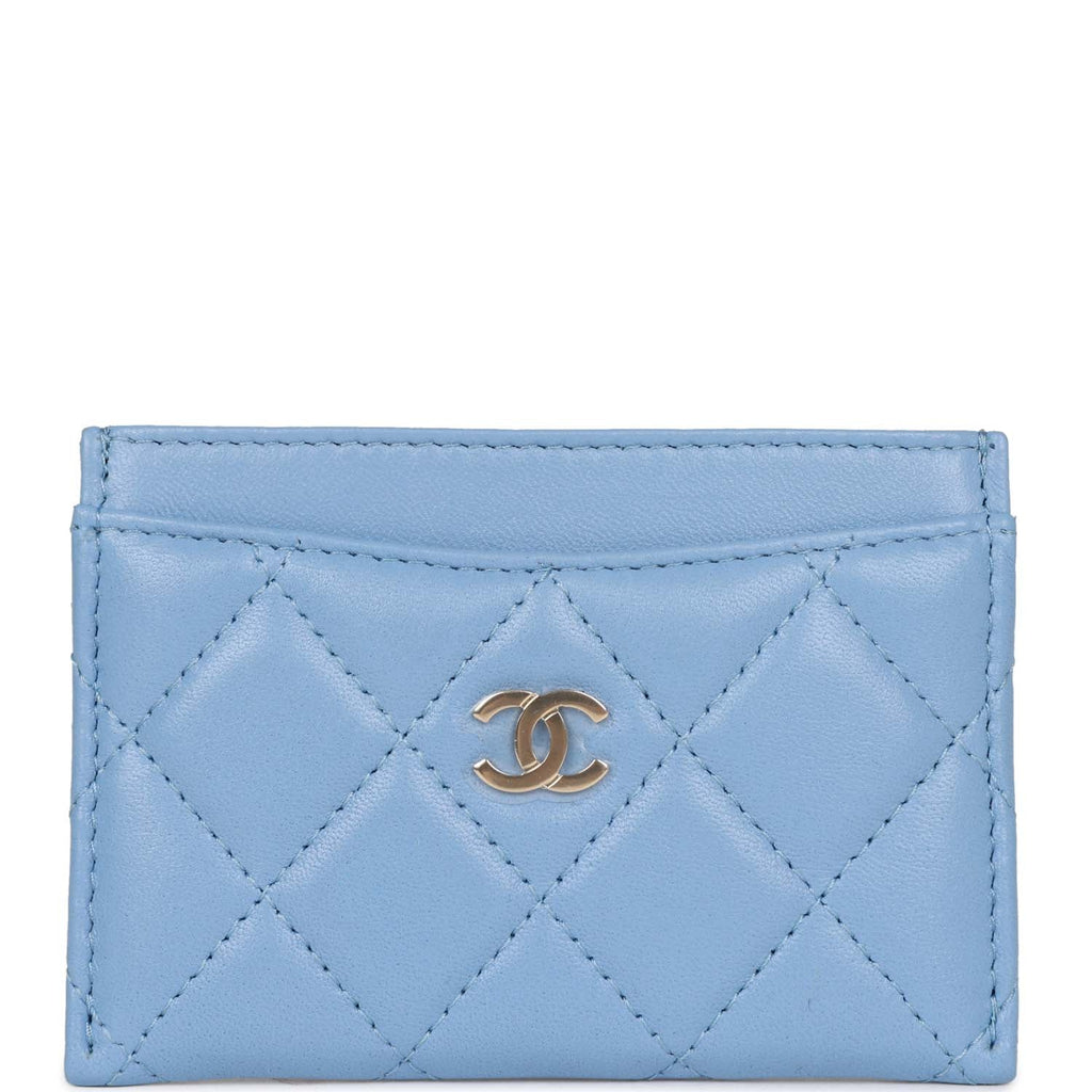 Lambskin chanel card holder Clearance