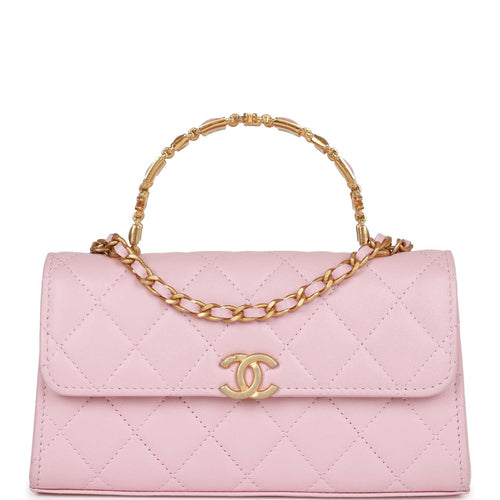 BagButler - The Chanel Pink Chevron Mini Flap bag is undeniably one of the  most-adored pieces by our rental fashion lovers!⁠ ⁠ In a whimsical pink  hue, this one adds an ultra-feminine