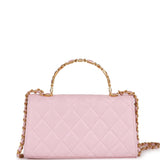 Buy CHANEL Light Pink Caviar Quilted Flap Phone Holder - Exclusive