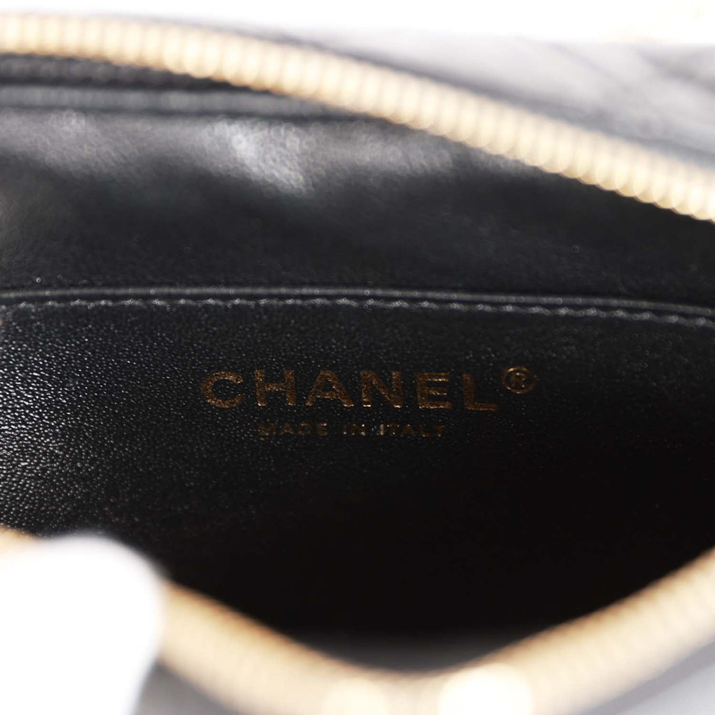 Chanel Lucky Charms Mini Camera Bag Black Aged Calfskin Aged Gold Hard –  Madison Avenue Couture