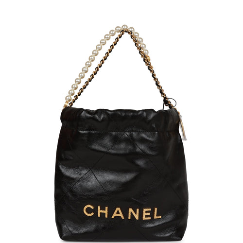 Chanel Metallic Silver Calfskin Chain Me Hobo Bag