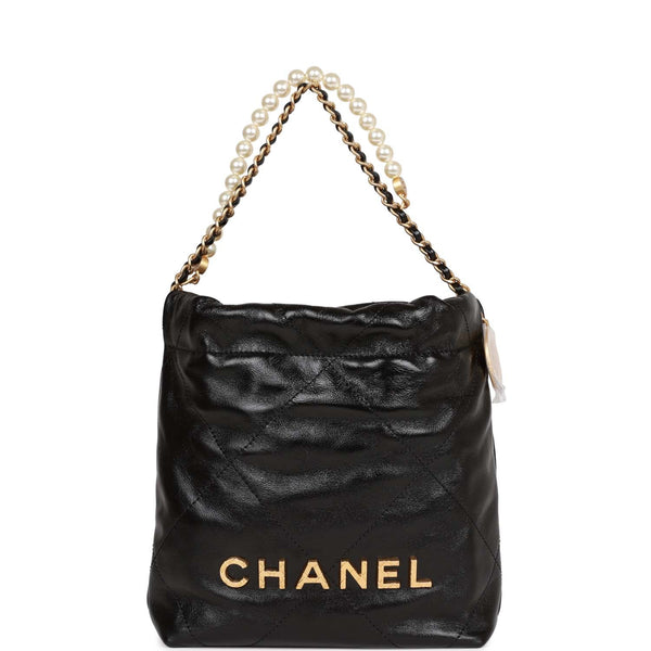Chanel Mini 22 Bag Brown Calfskin Gold Hardware – Madison Avenue Couture