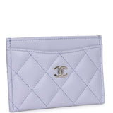 Chanel Card Holder Wallet Lilac Caviar Silver Hardware – Madison Avenue  Couture