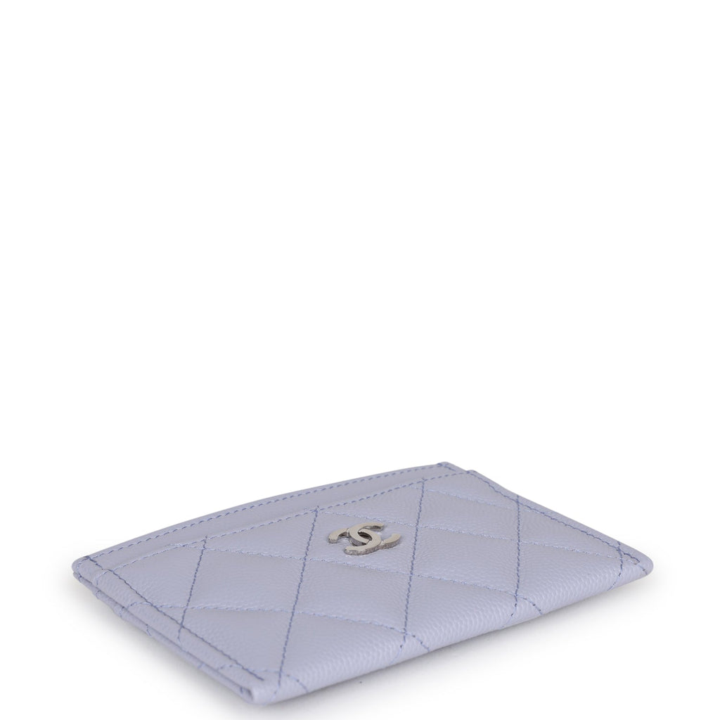 Chanel Card Holder Wallet Lilac Caviar Silver Hardware – Madison Avenue  Couture